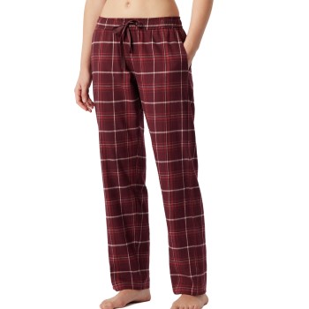 Se Schiesser Mix And Relax Lounge Pants Flannel Rød 42 Dame ved Timarco