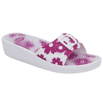 Scholl New Massage Printed Women Rosa Mønster  not spec Str 37 Dame