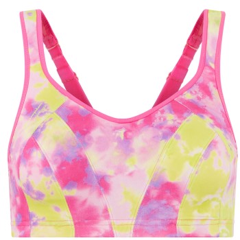 Shock Absorber Bh Active MultiSports Support Bra Rosa Mønster  B 85 Dame