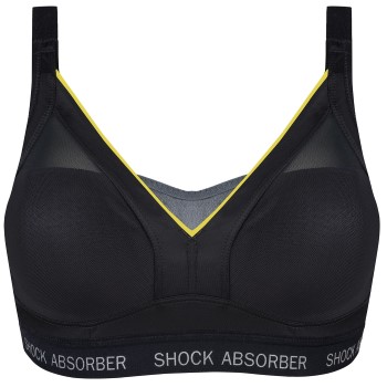 Shock Absorber Bh Active Shaped Support Bra Sort/Gul B 80 Dame