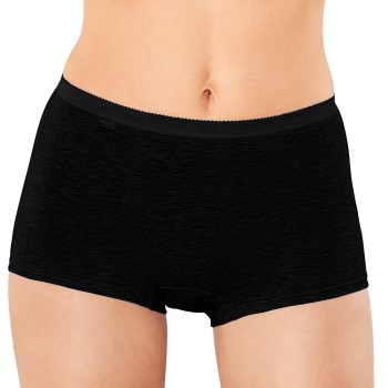 Sloggi Trusser Basic Short Sort bomuld 42 Dame