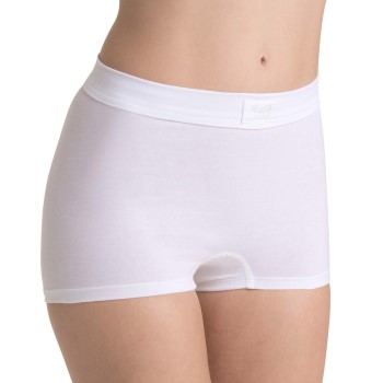 Sloggi Trusser Double Comfort Shorts Hvid bomuld 38 Dame