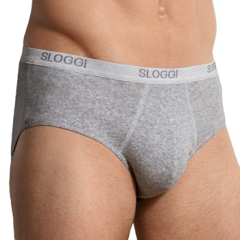 Sloggi For Men Basic Midi Grå bomuld XX-Large Herre