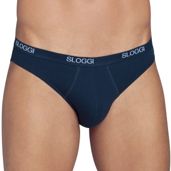 Sloggi For Men Basic Mini Marineblå bomuld Medium Herre