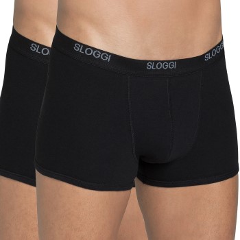 Sloggi 2P For Men Basic Short Sort bomuld Medium Herre