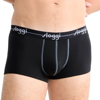 Sloggi 2P For Men Start Hip Sort bomuld Large Herre