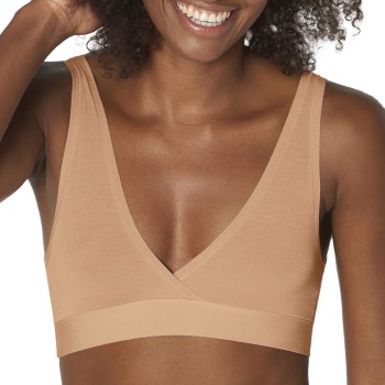 Sloggi Bh GO Allround Bralette Beige micromodal One Size Dame