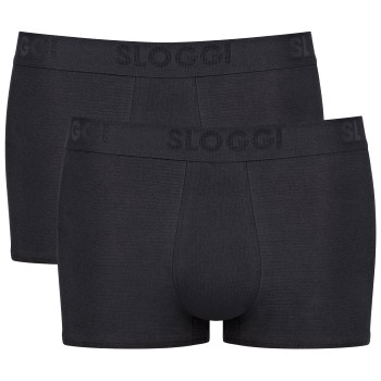 Sloggi 2P Men FREE Evolve Hipster Sort økologisk bomuld XX-Large Herre