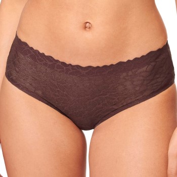 Sloggi Trusser ZERO Feel Lace 2.0 Hipster Brun Small Dame