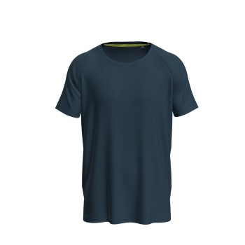 Stedman Active 140 Raglan For Men Marineblå polyester Small Herre