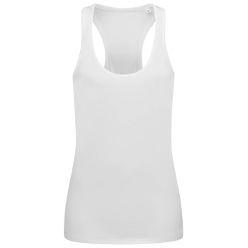 Stedman Active 140 Tank Hvid polyester Medium Dame