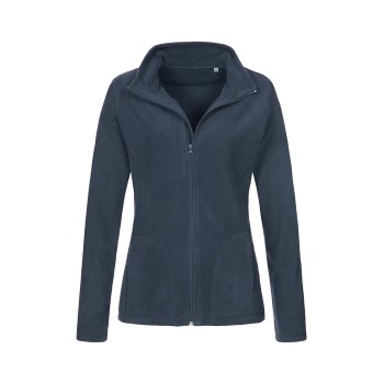 Stedman Active Fleece Jacket For Women Mørkblå polyester Small Dame