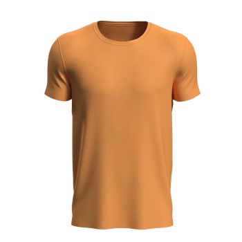 Se Stedman Active Sports-T For Men Orange polyester Large Herre ved Timarco