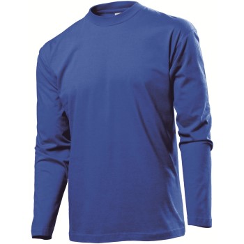 Stedman Classic Long Sleeve Men Kongeblå bomuld Medium Herre