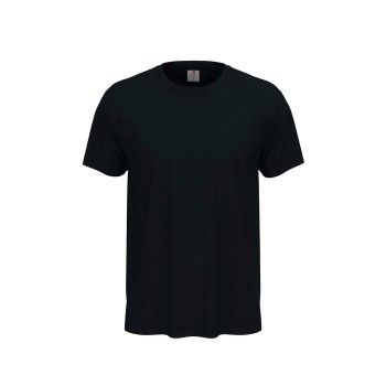 Se Stedman Classic Men T-shirt Sort bomuld Large Herre ved Timarco