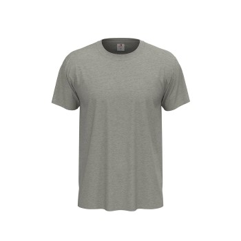 Se Stedman Classic Men T-shirt Grå bomuld Large Herre ved Timarco