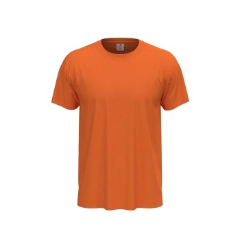 Stedman Classic Men T-shirt Orange bomuld Large Herre