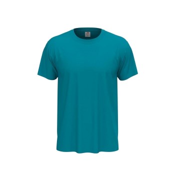 Stedman Classic Men T-shirt Himmelblå bomuld Small Herre