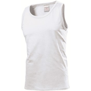 Se Stedman Classic Tank Top Men Hvid bomuld Large Herre ved Timarco