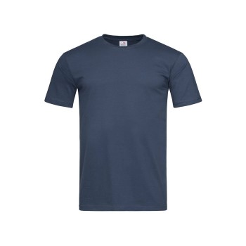 Se Stedman Classic-T Fitted For Men Marineblå bomuld Medium Herre ved Timarco