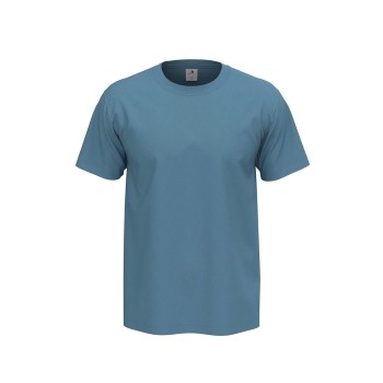 Stedman Comfort Men T-shirt Lyseblå bomuld Small Herre