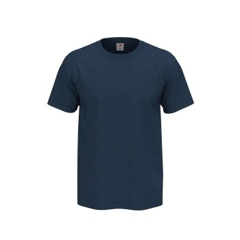 Stedman Comfort Men T-shirt Marineblå bomuld Medium Herre