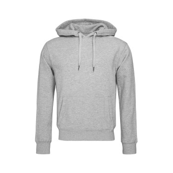 Se Stedman Men Active Sweat Hoodie Gråmelerad Large Herre ved Timarco