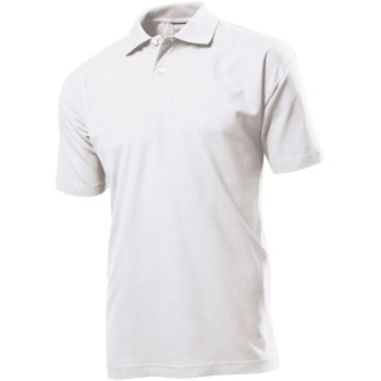 Stedman Polo Men Hvid bomuld X-Large Herre