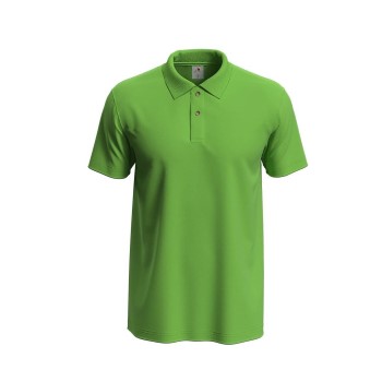 Stedman Polo Men Lysegrøn bomuld X-Large Herre