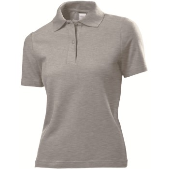 Stedman Polo Women Gråmelerad bomuld Medium Dame