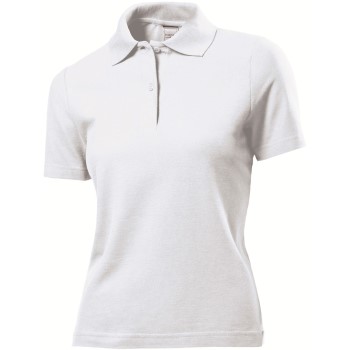 Stedman Polo Women Hvid bomuld Medium Dame