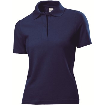 Stedman Polo Women Marineblå bomuld Medium Dame