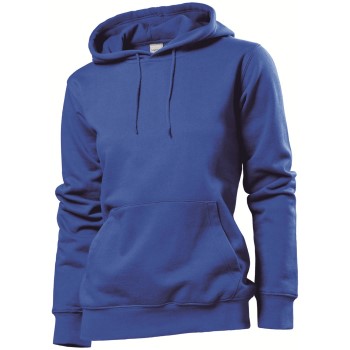 Stedman Sweatshirt Hooded Women Kongeblå Large Dame