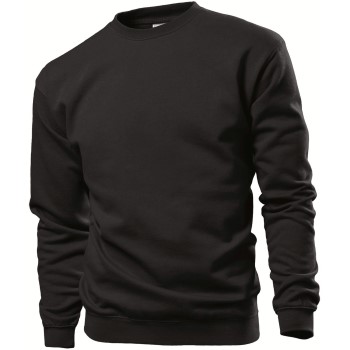 Se Stedman Sweatshirt Men Sort Medium Herre ved Timarco