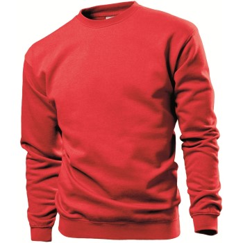 Se Stedman Sweatshirt Men Rød Medium Herre ved Timarco