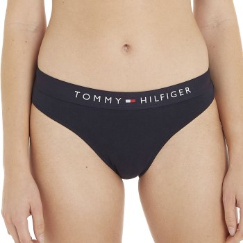 Tommy Hilfiger Trusser Bikini Panties Marineblå økologisk bomuld X-Large Dame