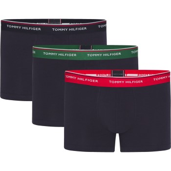 Tommy Hilfiger 3P Essentials Boxers Rød/Grøn bomuld Medium Herre