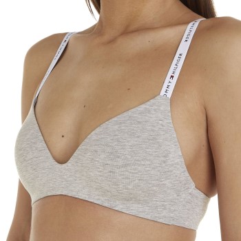 Tommy Hilfiger Bh Icon Triangle Bra Lysegrå Small Dame