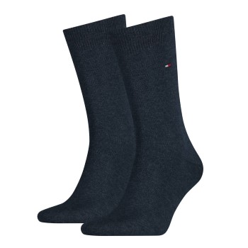 Tommy Hilfiger Legwear Tommy Hilfiger Strømper 2P Men Classic Sock Jeansblå Str 43/46 Herre