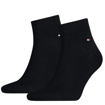 Tommy Hilfiger Legwear Tommy Hilfiger Strømper 2P Men Quarter Sock Marineblå Str 43/46 Herre