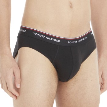 Tommy Hilfiger 3P Premium Essentials Brief Sort bomuld Large Herre