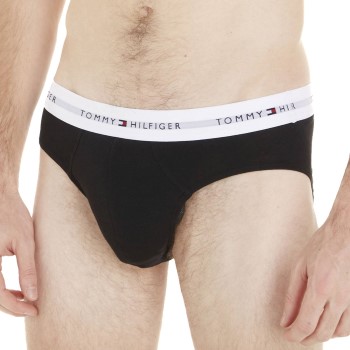 Tommy Hilfiger 5P Signature Cotton Essential Briefs Sort bomuld Small Herre