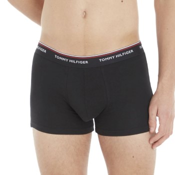 Tommy Hilfiger 3P Stretch Trunk Premium Essentials Sort bomuld Small Herre