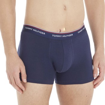 Tommy Hilfiger 3P Stretch Trunk Premium Essentials Mørkblå bomuld Medium Herre