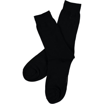 Topeco Strømper Men Classic Socks Plain Sort Str 45/48 Herre