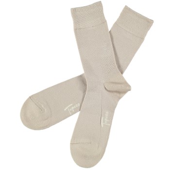 Se Topeco Strømper Men Sock Solid Bamboo Sand Str 41/45 Herre ved Timarco