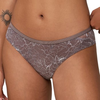 Triumph Trusser Amourette Charm Conscious Brazillian Mørkgrå  44 Dame