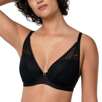 Triumph Bh Aura Spotlight Plunge Bra Sort A 75 Dame