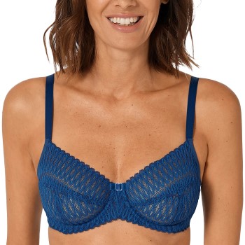 Triumph Bh Aura Spotlight Underwire Bra Blå E 75 Dame