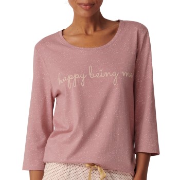 Triumph Lounge Me Cotton Top Rosa bomuld 38 Dame